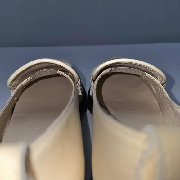 NEW Aeyde Ruth Loafer Womens EU 38 Creamy Nappa Leather Slip On Chunky Lug Sole - Picture 11 of 14